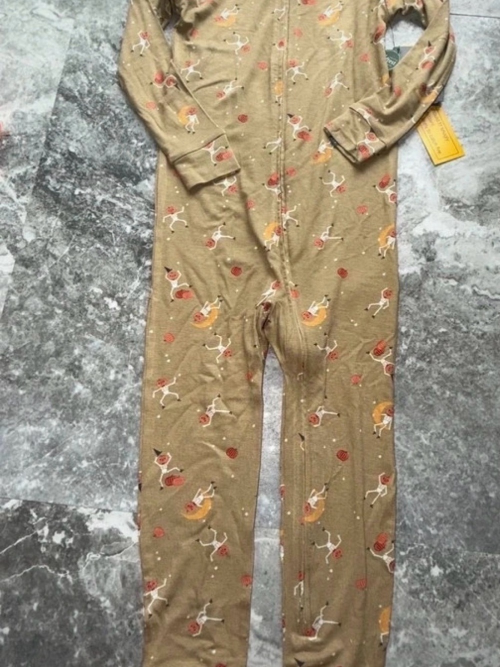 Kids modern moments Gerber Unisex pajamas 5T skeleton Pumpkin moon